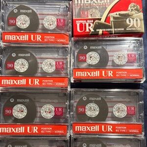 UR Audio Cassette Tapes - Black and Red